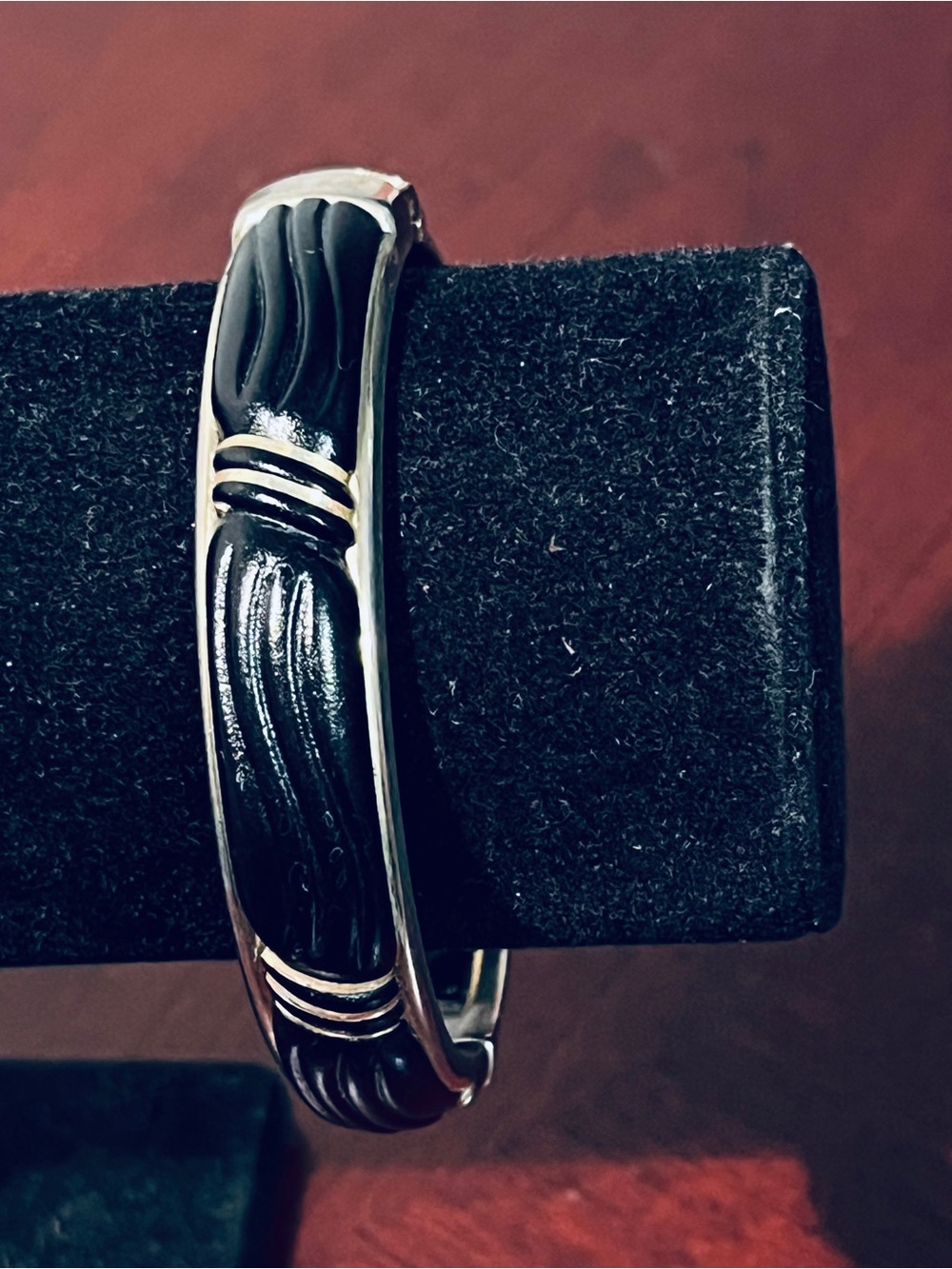 Black An Silver Henge Bracelet
